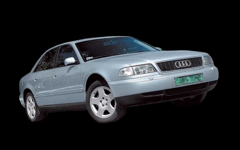 Полипро. Audi A8 (1994–2002) – 8 сайлентблоків у передньому підрамнику: поліуретановий комплект PolyPro