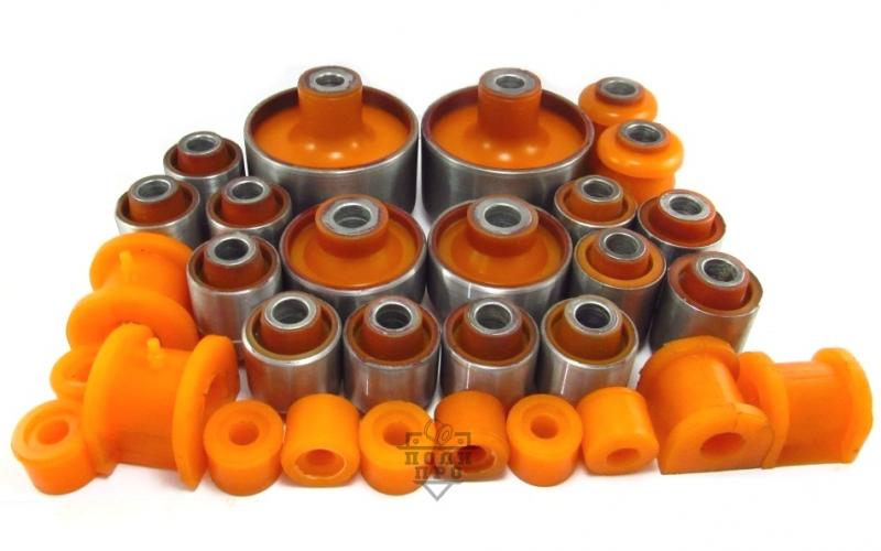 Полипро. Mitsubishi Lancer IX. Поліуретанова передня та задня підвіска від ПоліПро