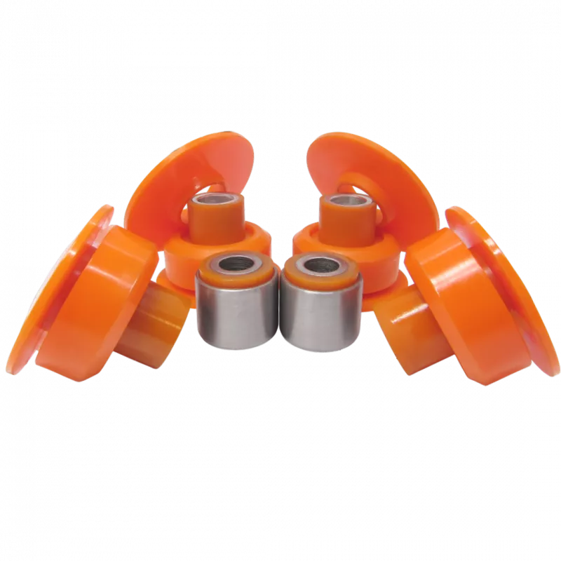 Поліуретановий комплект сайлентблоків переднього підрамника Mitsubishi Eclipse 1995-1999 MR244103, J45017AYMT, MAB-4EA3, 0401-4EA3, PSE10249, 87-72050-SX, YF23005; MB949518; MB303626, J45017CYMT, 0401-3EA3, M2512FB, MAB-3EA3, PSE11159, MB871921, J45017BYMT, PSE10248, MAB-013; MB870742, MAB-5EA3, YF23027; MB871921, J45017BYMT, PSE10248, MAB-013; MAB-5EA3; MB 870742; MAB5EA3; MB870742;