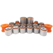 Поліуретановий комплект задньої підвіски Merсedes-Benz 140 1991-1998 A 140 352 84 65; A 140 350 30 53; A 140 350 18 53; A 140 350 24 53; A 140 350 31 53; A 140 350 34 53; A1403528465; A1403503053; A1403501853; A1403502453; A1403503153; A1403503453; A 220 350 26 06; A2203502606; A 140 350 34 06; A1403503406; A2203521365; A2223520865; A2203520265; A 220 352 13 65; A 222 352 08 65; A 220 352 02 65; A 220 352 13 65; A2203521365; CRAB-022; K05180371AA; 4895 235AA; 05180371AA; 5180 371AA; 04895235AA; K04895235AA; A 204 352 10 65; CRAB022; 4895235AA; 5180371AA; A2043521065; A2103520665; A 210 352 06 65; BZAB012; 52124 820AC; 52124 830AD; A 205 350 62 03; A 205 350 97 05; A 205 350 98 05; 4743 238AA; 52124 821AC; 52124 830AC; A 164 350 13 06; A 164 350 16 06; A 204 350 30 06; 04743238AA; A 164 350 14 06; A 205 350 61 03; A 166 350 03 06; A 166 350 01 06; A 166 350 02 06; BZAB-012; 52124820AC; 52124830AD; A2053506203; A2053509705; A2053509805; 4743238AA; 52124821AC; 52124830AC; A1643501306; A1643501606; A2043503006; A1643501406; A2053506103; A1663500306; A1663500106; A1663500206; 04670396AA; 4670396AA; 52124 826AA; 4743 238AA; 04743 238AA; A 166 353 19 00; A 205 352 01 08; 52124826AA; 4743238AA; 04743238AA; A1663531900; A2053520108; A 204 350 15 06; A2043501506; A 204 350 16 06; A2043501606; A 211 500 04 72; A2115000472; A2203502406, A2103520665, A1403524865; A 220 350 24 06, A 210 352 06 65, A 140 352 48 65; A 220 352 10 05; A2203521005; A 140 350 35 06; A1403503506; A 140 350 36 06; A1403503606; MBAB027RUB, MBAB-027RUB; MBAB-027Z; MBAB027Z; A1112000414, A 111 200 04 14, A2013520027, A 201 352 00 27; A2043520027, A 204 352 00 27; A2203520027; A 220 352 00 27; A2203520227, A 220 352 02 27; A2213520027; A 221 352 00 27; A2303520027; A 230 352 00 27; 04782598AC; 04782598AB; A 211 350 03 06; A 211 350 18 06; A 220 352 00 27; A 221 352 01 27; A 231 333 02 27; 04782598AF; 4782 598AF; 4782 598AB; 04782598AD; 4782 598AD; 04895382AA; 4766 818AA; 04766 818AA; 4782 598AC; 4895 382AA; C2D4013; C2C26852; A2113500306; A2113501806; A2203520027; A2213520127; A2313330227; 4782598AF; 4782598AB; 4782598AD; 4766818AA; 04766818AA; 4782598AC; 4895382AA; K04782598AF; 4766 818AB; 4782 598AG; 4782 598AE; 68229 216AA; 4766818AB; 4782598AG; 4782598AE; 68229216AA; A 140 326 17 81; A1403261781;