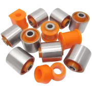 Поліуретановий комплект сайлентблоків задньої підвіски Ssang Yong Musso 1993-2005 SGAB-003; SGAB003; 4562105000; 4563105000; 4556003300; SGAB-002; 45421-05000; 45440-08000; 45401-08100; 45551-05000; SGAB002; 4542105000; 4544008000; 4540108100; 4555105000; 4571209000; 45712-09000; SGSB003; SGSB-003; 4571206000; 45712-06000; SGSB001; SGSB-001;