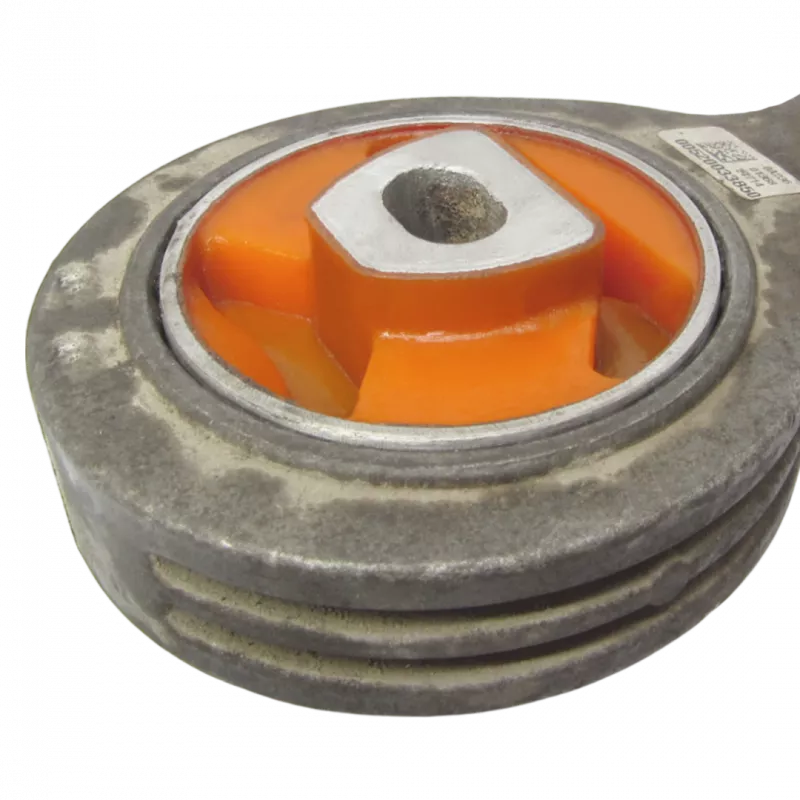 Поліуретанова подушка двигуна задня Fiat 500L 2012- Послуга ПО ЗАМІНІ великого САЙЛЕНТБЛОКА 52003385; 0052003385;