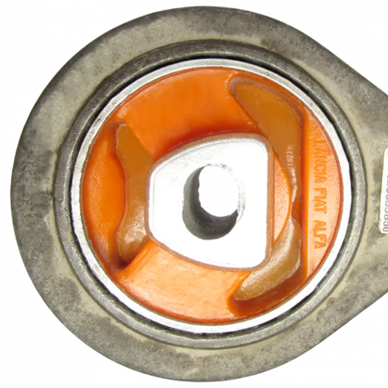 Поліуретанова подушка двигуна задня Fiat 500L 2012- Послуга ПО ЗАМІНІ великого САЙЛЕНТБЛОКА 52003385; 0052003385;