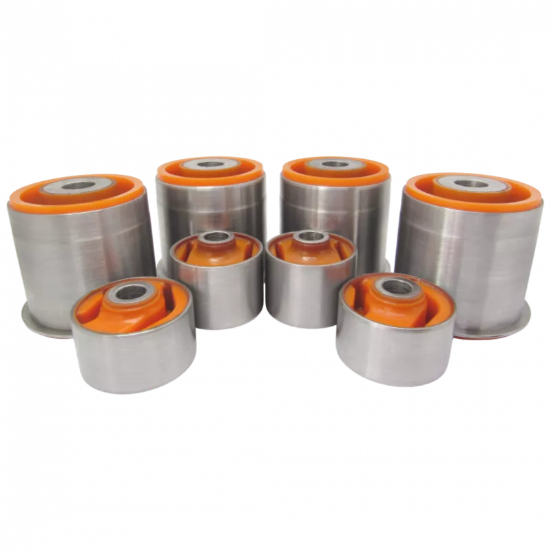 Поліуретановий комплект сайлентблоків заднього підрамника Subaru Forester 2008-2012 2.0L 20152AJ00A; 20152AJ00B; 20152AJ00C; 20152SC010; 20152SC011; 20152SC020; 20152SC022; 20152SC023; 20152SC024; 20152SC021; 20152SC010; 20152SC011; 20152SC020; 20152SC022; 20152SC023; 20152SC024; 20152SC021; SAB020; SAB-020; 41322AG000, 41322AG00A, 41322AJ000, 41322FJ010, 20152AG040, 20152AG060; 20152XA00A; 20152XA02A; 20152XA01B; 20152XA02B; 41310FJ001, 41310YC000, 41310AJ03A, 41310YC001, 41310AG02B, 41310AG023, 41310AG020, 41310AG021, 41310AG022, 41310FJ000;