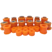 Поліуретановий комплект задньої підвіски Mazda 323 1985-1993 BK14-28-200; BK1428200; BK16-28-620; BK1628620; BK16-28-630; BK1628630; BK14-28-600; BK1428600; BK16-28-630; BK1628630; BK14-28-600; BK1428600; B09728200; BG6228200; BK14-28-200; BK1428200; MSB-095-KIT; MSB095KIT; MR267960; MB633915; MB663364; MB892584; MR296507; MB831039; MB633926; MB633900; UH71-34-152; UH71-34-136; UH71-34-710; S41A-34-710; 1243-34-153; 0710-28-775; 90948-01002; 90948-T1002; 90948-01061; 48817-26010; 90948-01080; 56112-0F000; 56112-V0100; 56112-BM400; 56112-A0100B; 56112-50Y00; 56112-09400; 56112-90J05; 56119-HA001; 56112-A0100; 56112-90J00; 56112-4Z000; 0423-V44WF; 54716-43160; 0K63K 28775; 54841 38000; 54716 4A000; 54716 44000; 0018734797; 09320-10024-000; 46651-80E00-000; 46651-80E10-000; 09320-10024; UH7134152; UH7134136; UH7134710; S41A34710; 124334153; 071028775; 9094801002; 90948T1002; 9094801061; 4881726010; 9094801080; 561120F000; 56112V0100; 56112BM400; 56112A0100B; 5611250Y00; 5611209400; 5611290J05; 56119HA001; 56112A0100; 5611290J00; 561124Z000; 0423V44WF; 5471643160; 0K63K28775; 5484138000; 547164A000; 5471644000; 0932010024000; 4665180E00000; 4665180E10000; 0932010024; A21-2906025; 1 954 807; A212906025; 1954807; B260-28-156; B26028156;