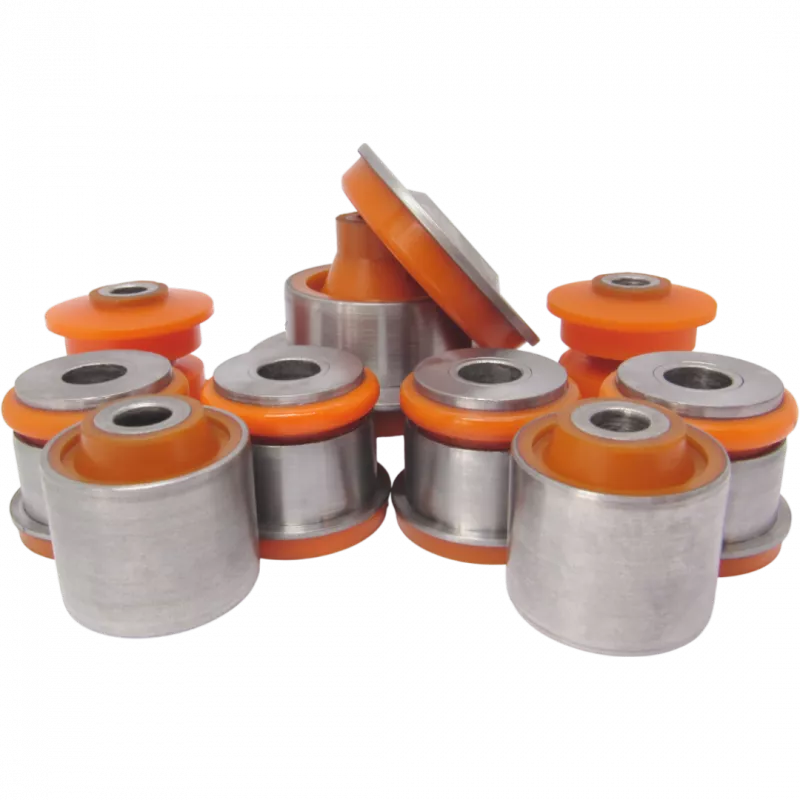 Поліуретановий комплект сайлентблоків заднього підрамника Audi A6 1994-1997 quattro 443599125; 443 599 125; 443511277B; 443 511 277 B; 443505145A; 443 505 145 A; 4A0505099E; 4A0 505 099 E; 4A0505099B;