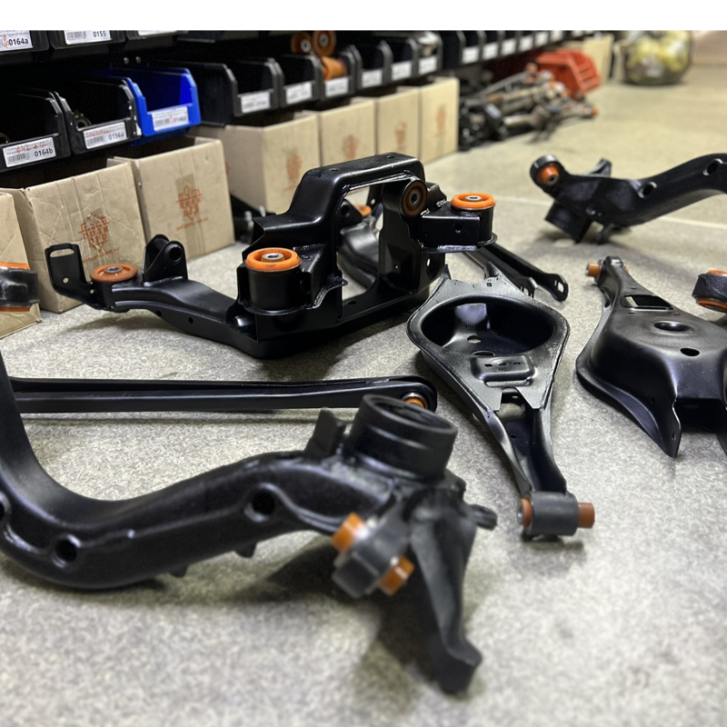 Rear suspension Bmw E36 1990-2001 Service for sandblasting, powder painting and re-pressing of the bushing (Bushing is not included in the price)