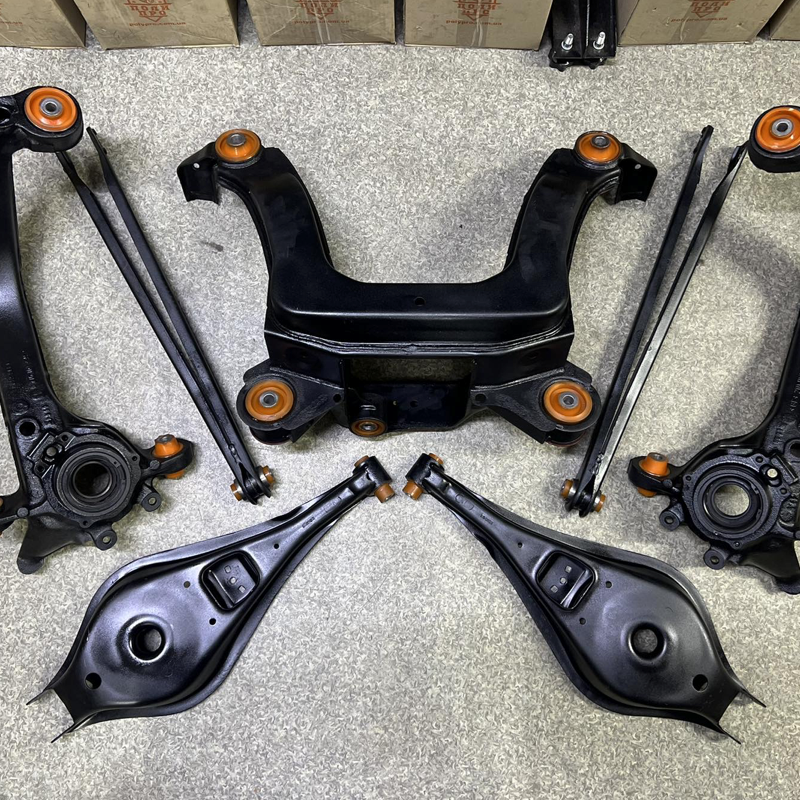 Rear suspension Bmw E36 1990-2001 Service for sandblasting, powder painting and re-pressing of the bushing (Bushing is not included in the price)