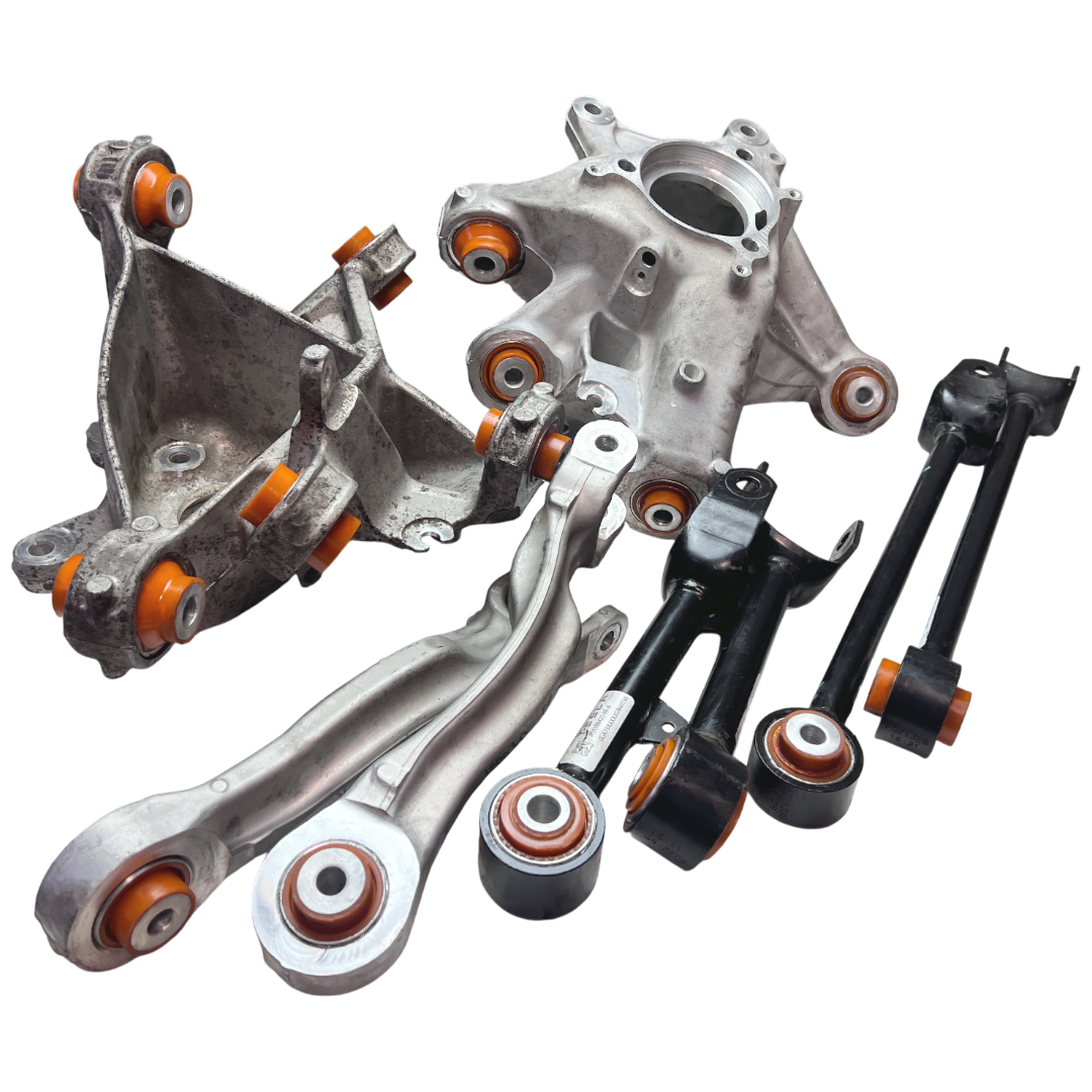 Car rear suspension Tesla Model Y 2020- Service with repressing of bushings (Bushings are not included in the price)