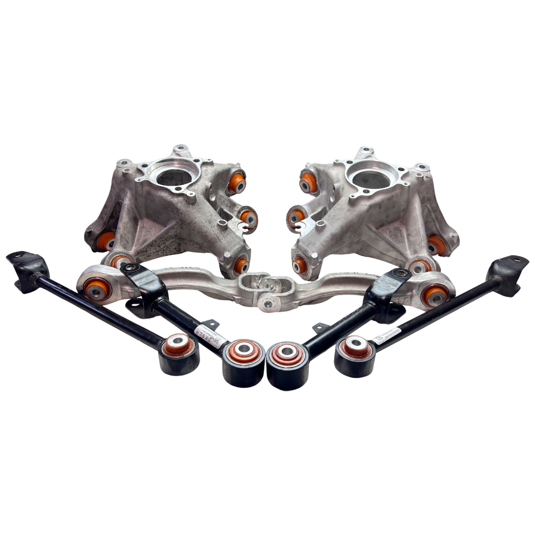 Car rear suspension Tesla Model Y 2020- Service with repressing of bushings (Bushings are not included in the price)
