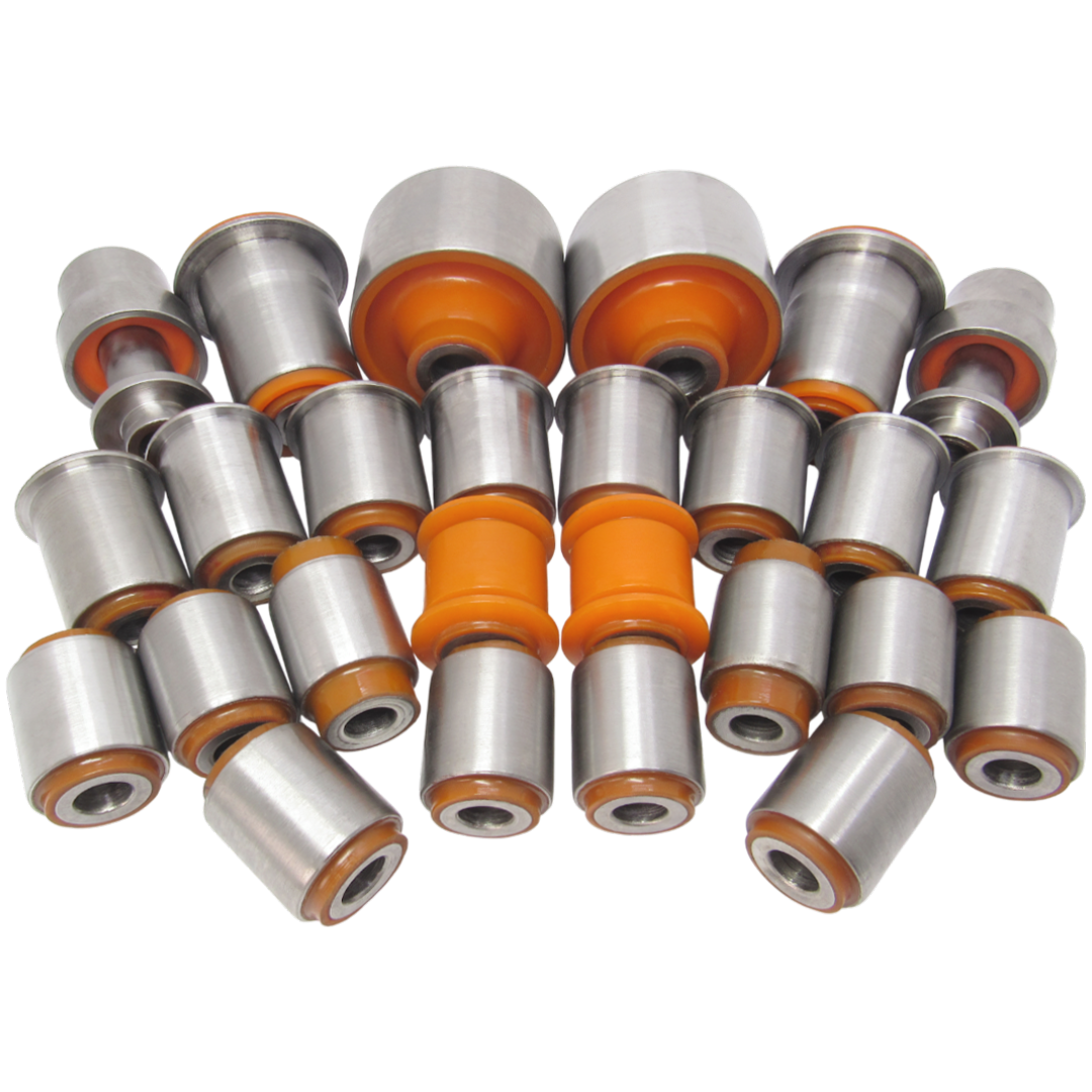 Polyurethane front and rear suspension kit Nissan Skyline 1998-2002