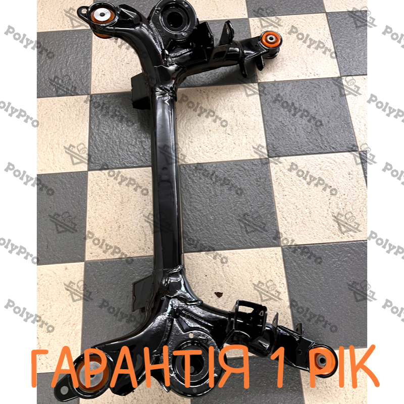 Rear subframe Lancia Thesis 2001-2009 Service for sandblasting, powder painting and re-pressing of the bushing (Bushing is not included in the price)