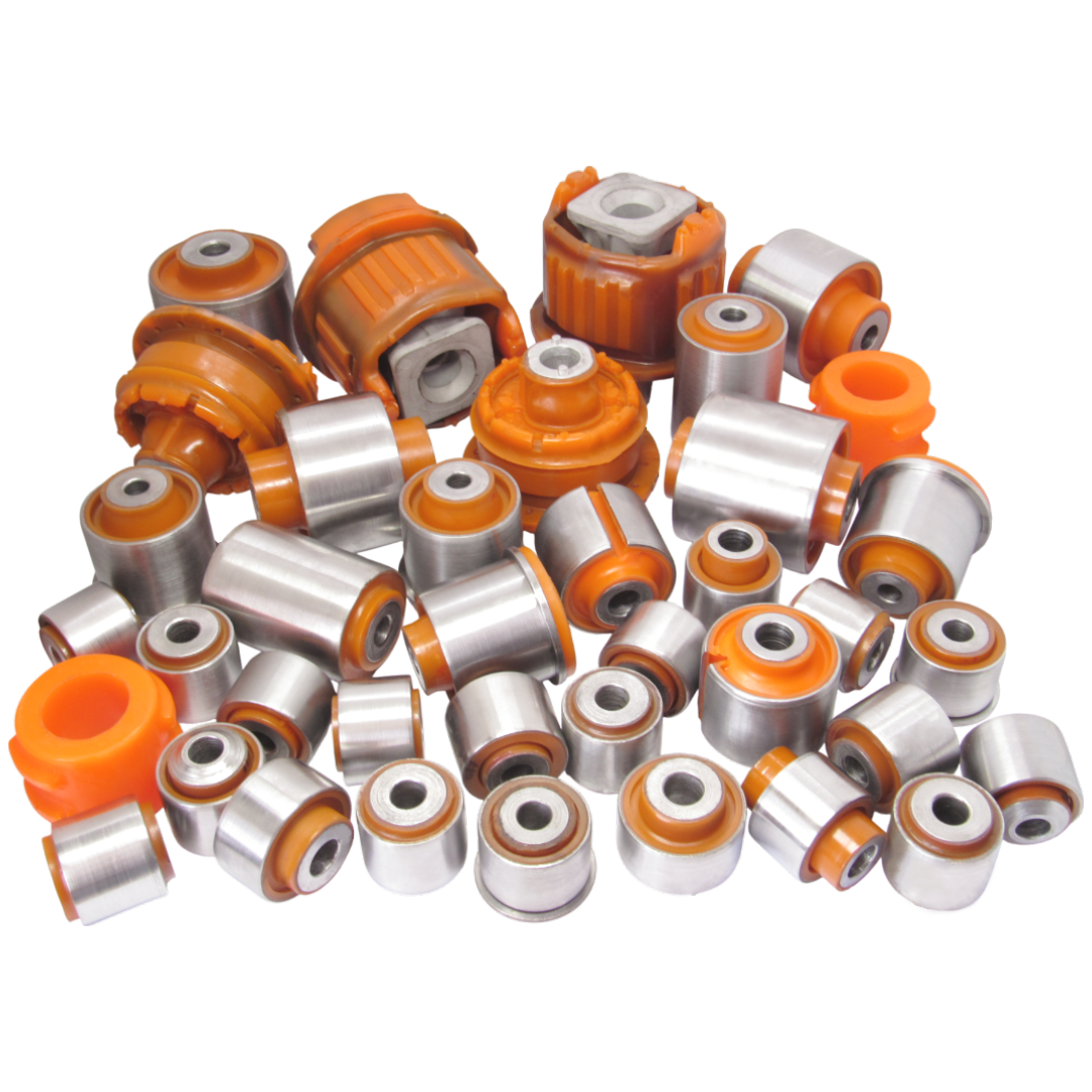 Polyurethane front and rear suspension kit Mercedes-Benz 219 2004-2010