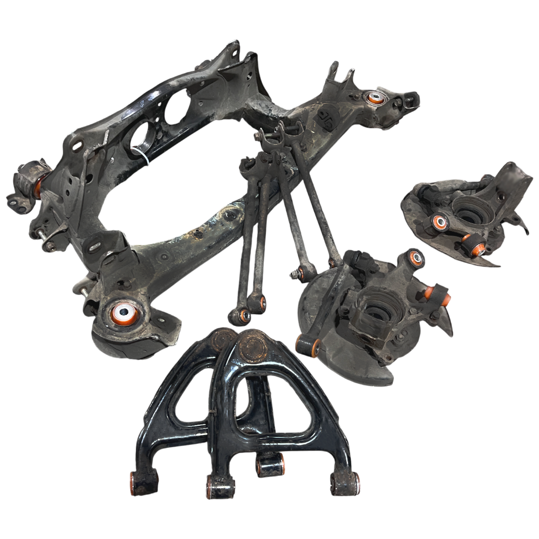 Car rear suspension Toyota Mark 1992-1996 Service with repressing of bushings (Bushings are not included in the price)